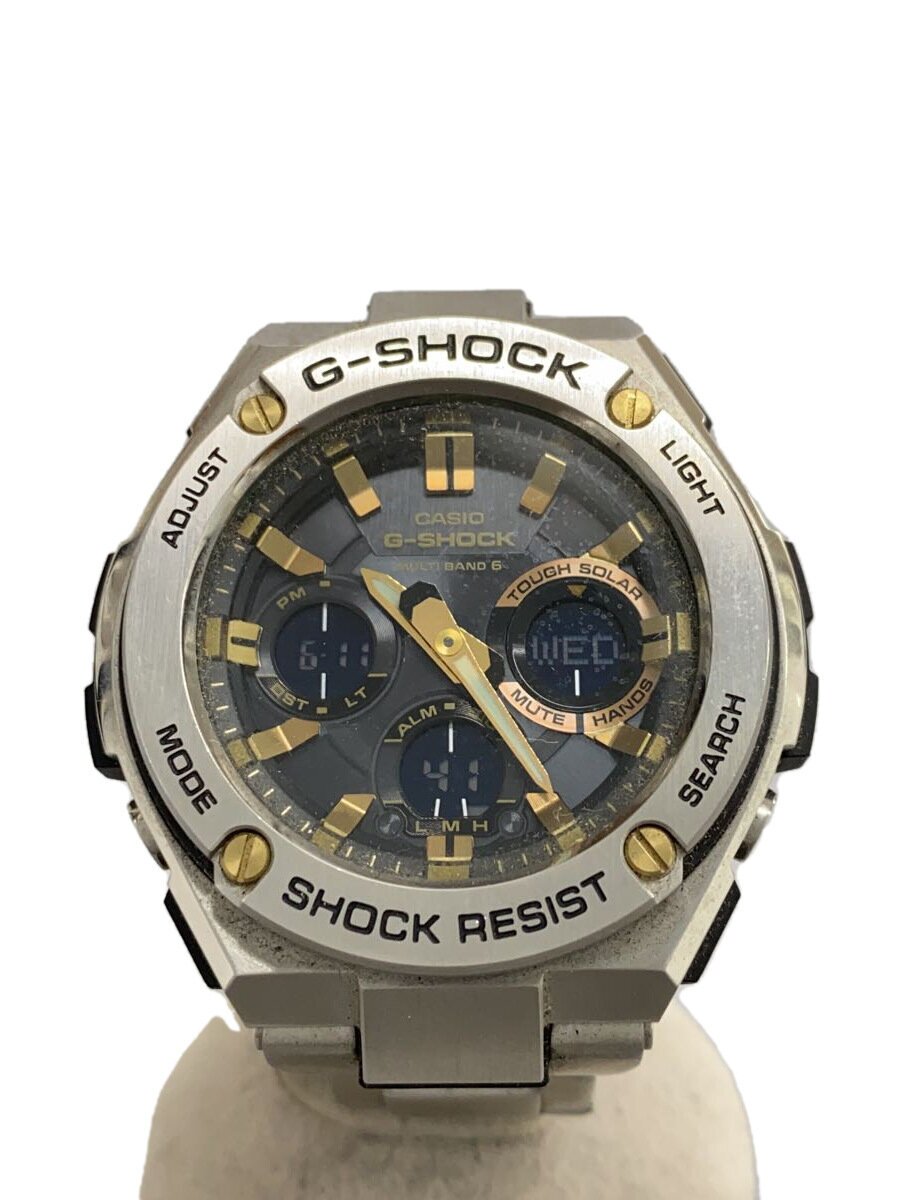 【中古】CASIO◆ソーラーウオッチ・G-SHOCK/デジアナ【服飾雑貨他】