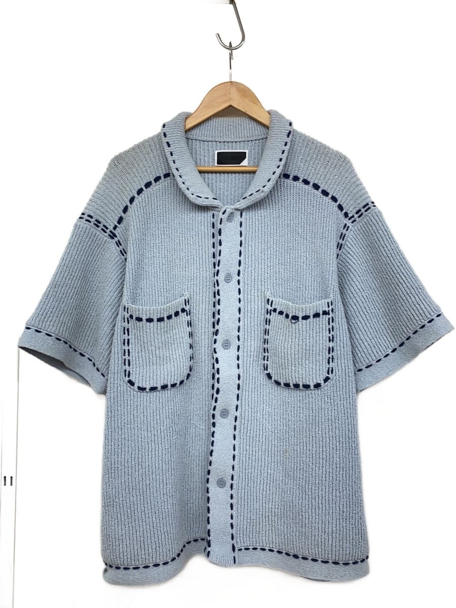 【中古】PHINGERIN◆25SS/BEACH SHIRT/FREE/綿織物/BLU/PD-251-KN-101【メンズウェア】