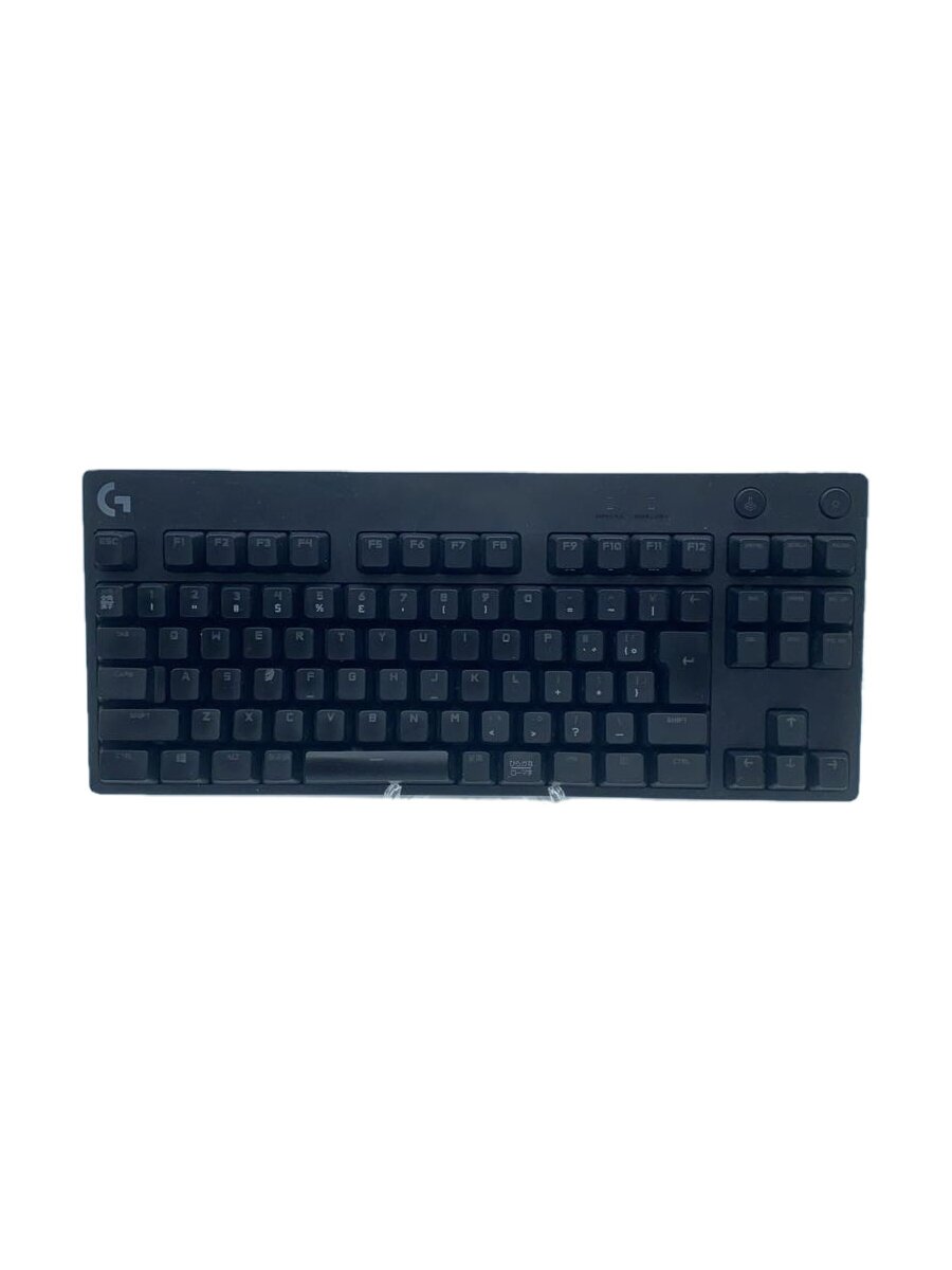 【中古】Logicool◆キーボード PRO X Gaming Keyboard G-PKB-002 青軸 [ブラック]//【パソコン】