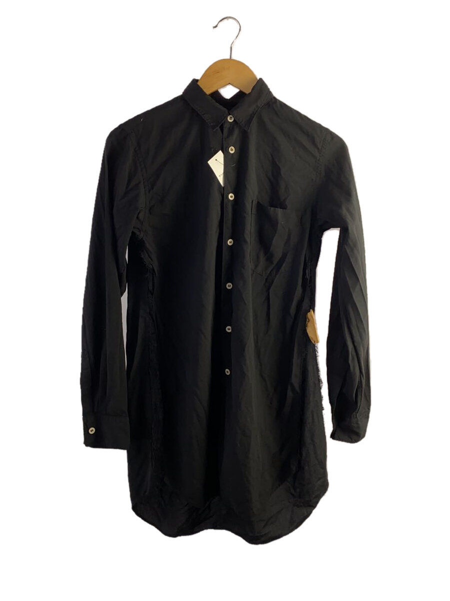 【中古】BLACK COMME des GARCONS◆BLACK COMME des GARCONS/長袖プルオーバー/XS/ポリエステル/BLK/1M-B018//【レディースお召しもの】
