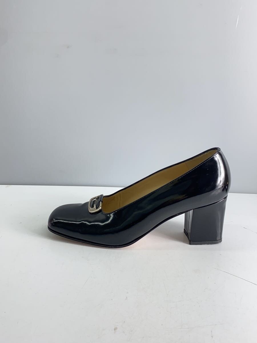 【中古】GUCCI◆パンプス/36.5/BLK【シューズ】