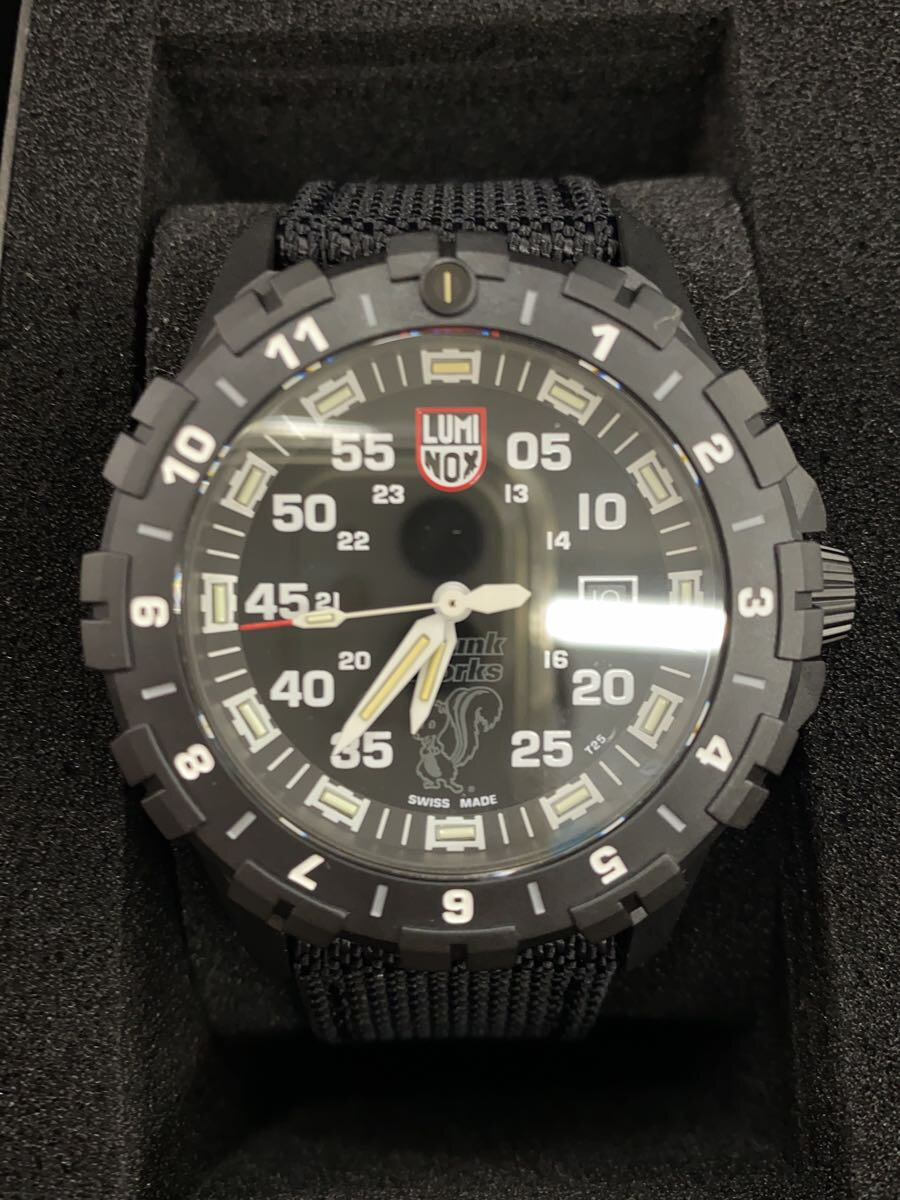 【中古】LUMINOX◆石英ウォッチ/アナログ/--/BLK/BLK//【服飾雑貨他】