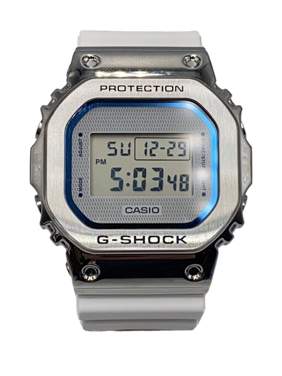 【中古】CASIO◆石英ウオッチ/デジタル/--/WHT/WHT/GM-5600LC【服飾雑貨他】