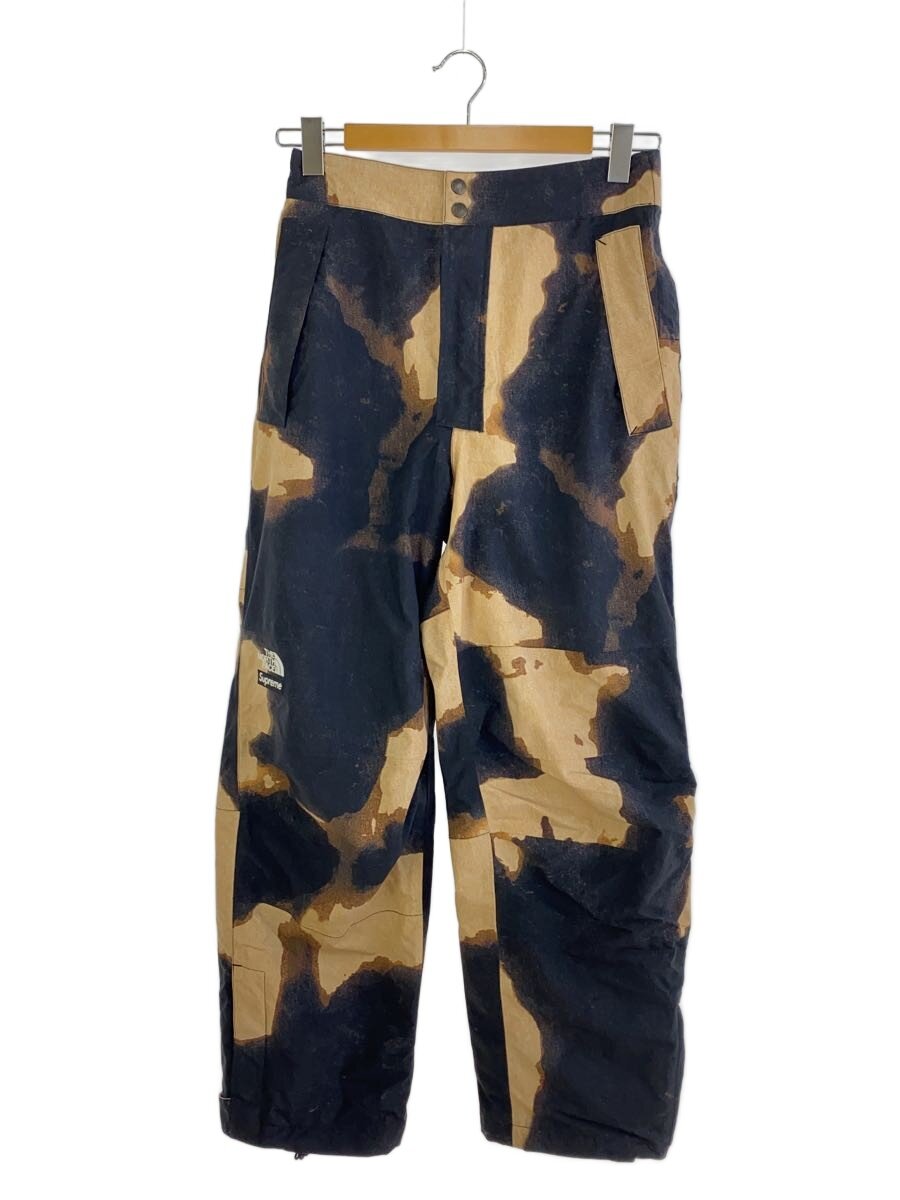【中古】Supreme◆21AW/Bleached Denim Print Mountain Pant/下つ方/S/ナイロン/BEG/総柄【メンズウェア】