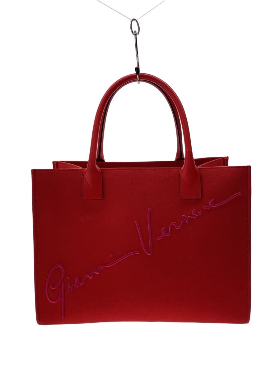 【中古】VERSACE◆トートバッグ/キャンバス/RED/DBFH683//【バッグ】｜2ｎｄ STREET 店