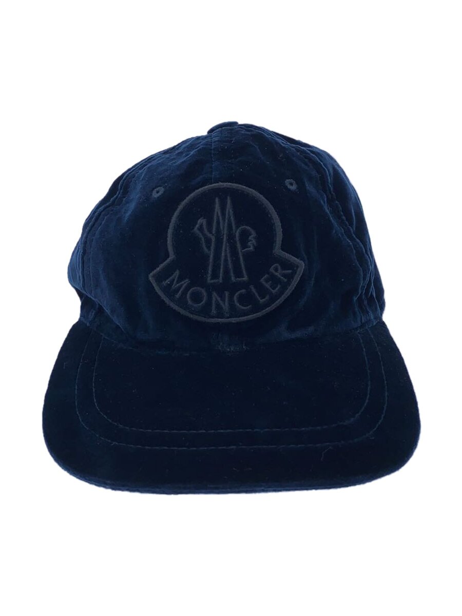 【中古】MONCLER◆旗がしら/--/天鵞絨/NVY/無地/メンズ//【服飾雑貨他】