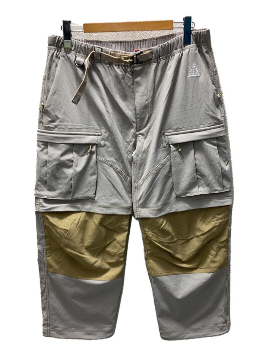 【中古】NIKE ACG◆カーゴパンツ/XL/ナイロン/GRY/無地/FN0429-009【メンズウェア】
