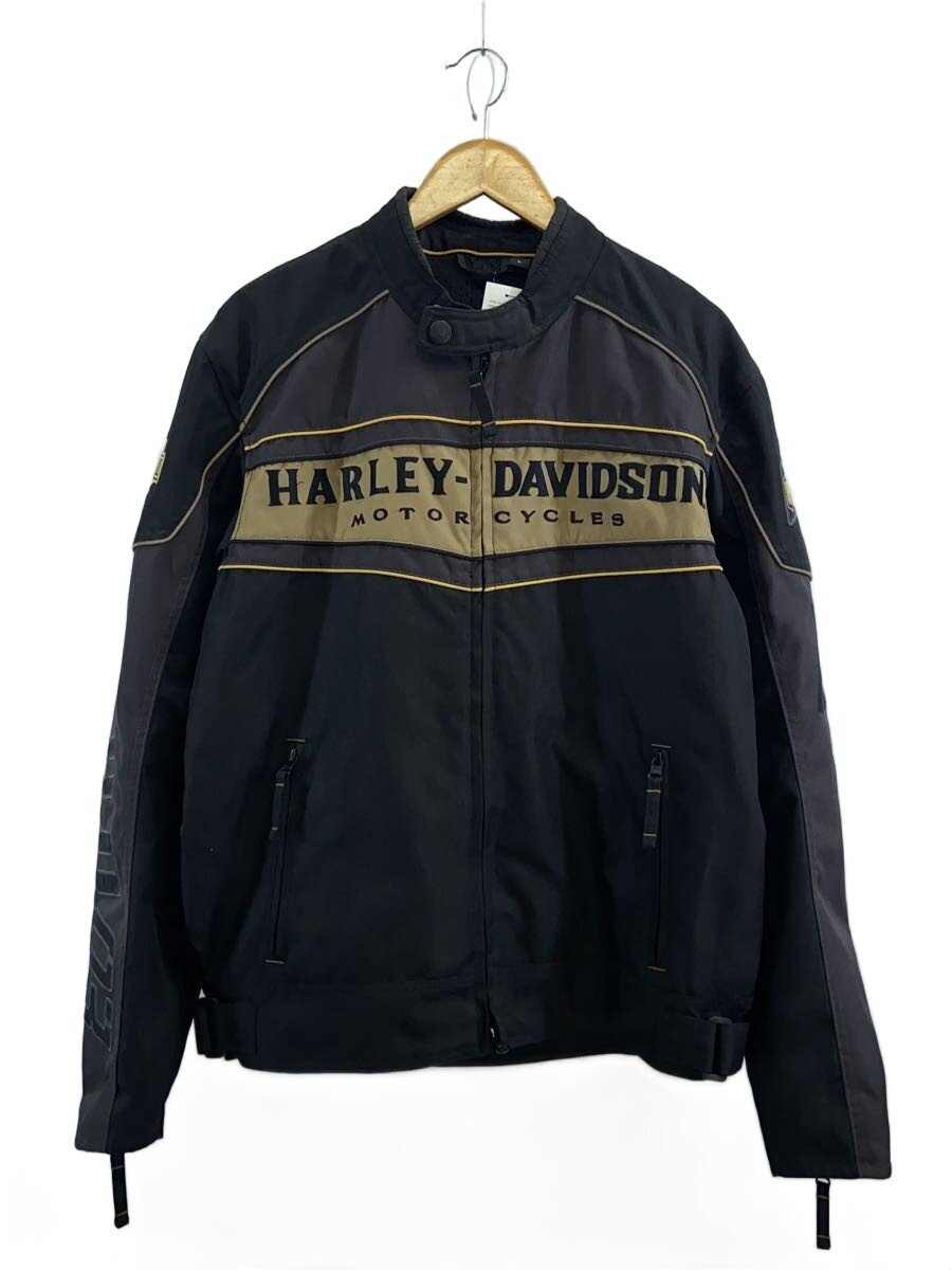 【中古】HARLEY DAVIDSON◆ジャケット/L/ポリエステル/BLK【メンズウェア】｜2ｎｄ STREET 店