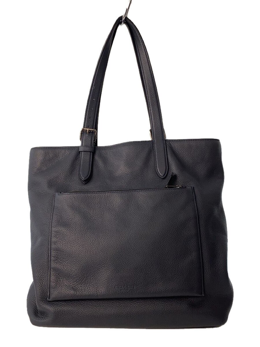 【中古】COACH◆トートバッグ/なめし革/BLK/D1880-32248【御徒面子】