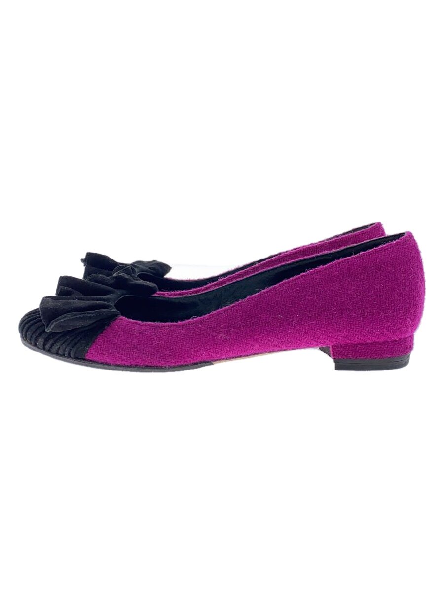 【中古】MANOLO BLAHNIK◆木目細かパンプス/37/PNK【シューズ】