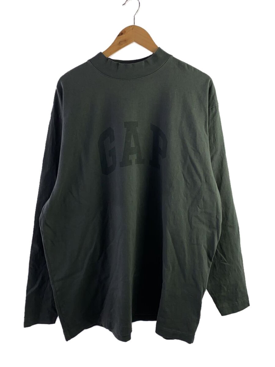 【中古】YEEZY GAP ENGINEERED BY BALENCIAGA◆長袖プルオーバー/M/綿織物/GRY/刷り上げる//【メンズウェア】