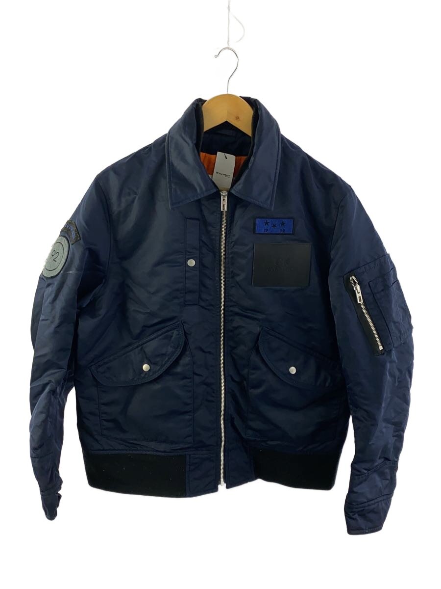 【中古】Calvin Klein◆フライトジャケット/--/ナイロン/NVY/無地【メンズウェア】｜2ｎｄ STREET 店
