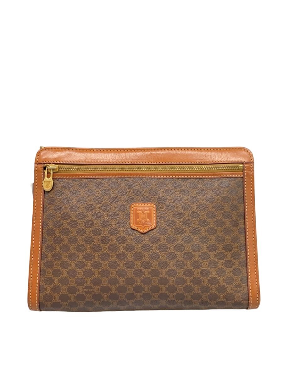 【中古】CELINE◆二番め御徒面子/PVC/BRW/総柄【御徒面子】