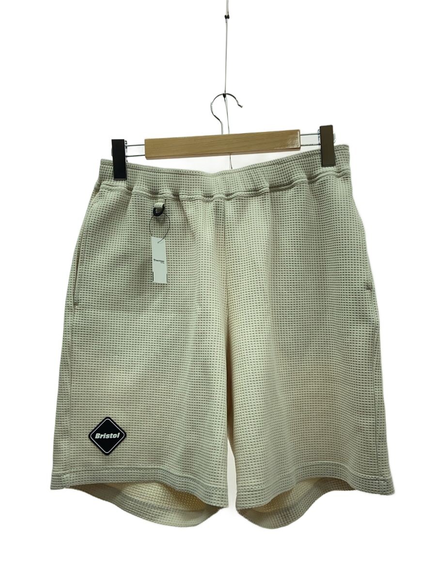 【中古】F.C.R.B.(F.C.Real Bristol)◆TECH WAFFLE LOUNGE SHORTS/遊撃手ズボン下/M/綿織物/WHT【メンズウェア】