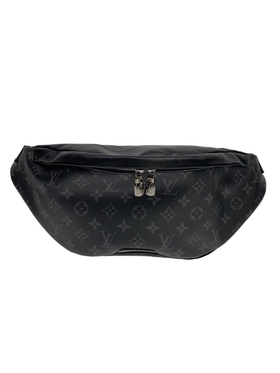 【中古】LOUIS VUITTON◆ディスカバリー・バムバッグPM_モノグラム・エクリプス・キャンバス/なめし革/GRY/モノグラム【御徒面子】