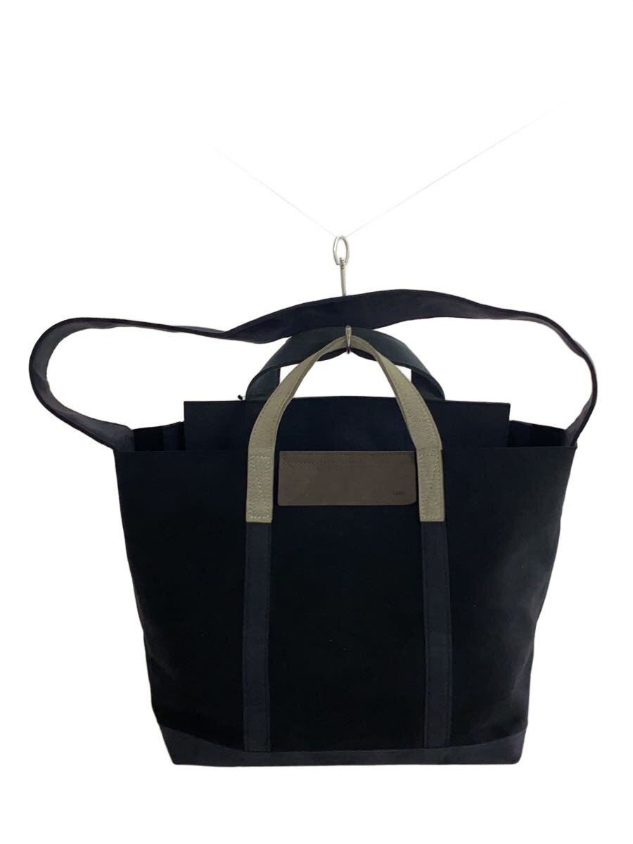 【中古】zattu◆マイクロファイバースエード/トートバッグ/スウェード/BLK【御徒面子】