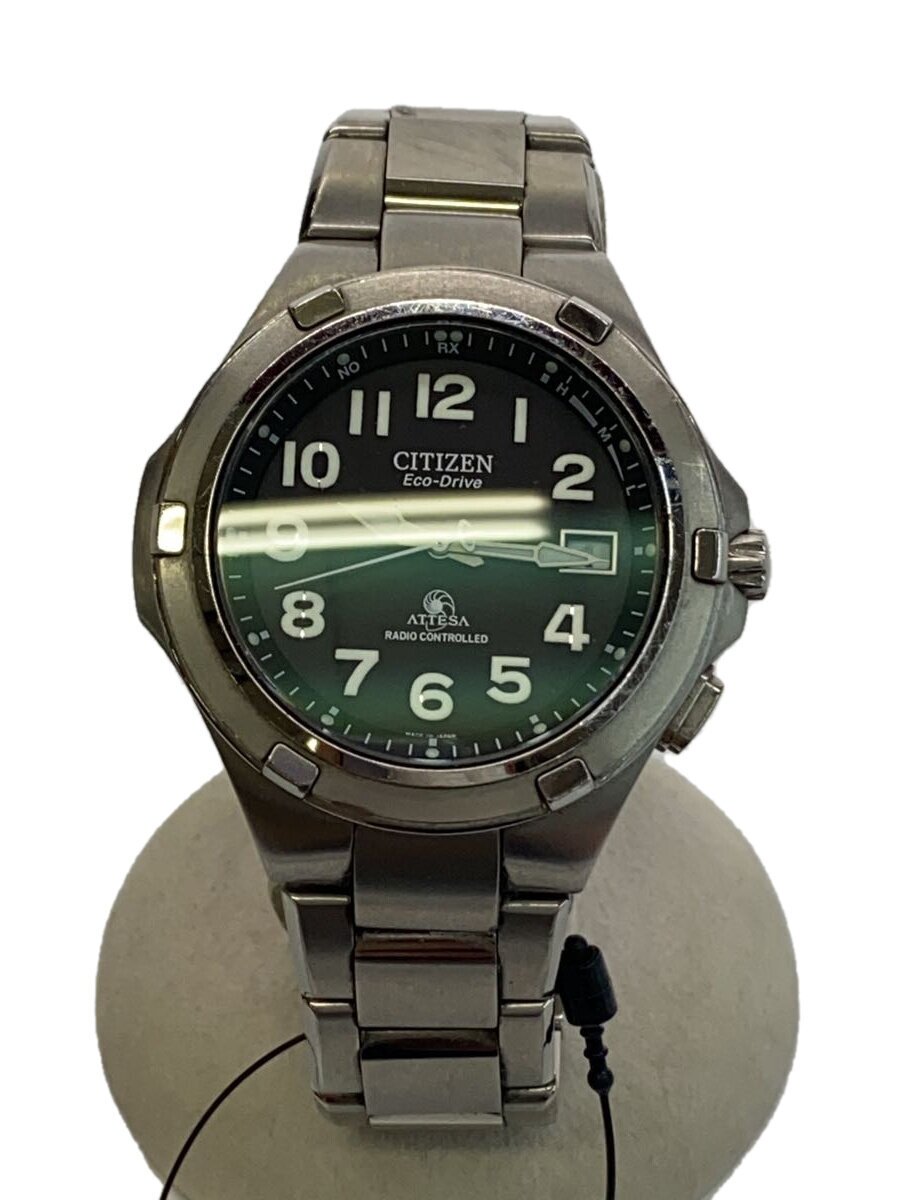 【中古】CITIZEN◆ECO DRIVE/アナログ/ステンレス鋼/GRY/SLV/SS/GN-4W-S-12G/胴締めにキズ有//【服飾雑貨他】