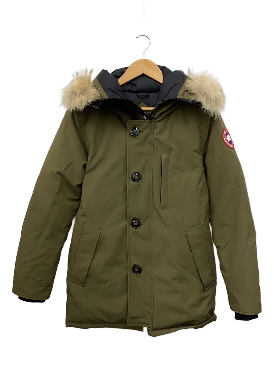【中古】CANADA GOOSE◆ダウンジャケット/JASPER PARKA/S/ポリエステル/KHK/3438JM【メンズウェア】｜2ｎｄ STREET 店