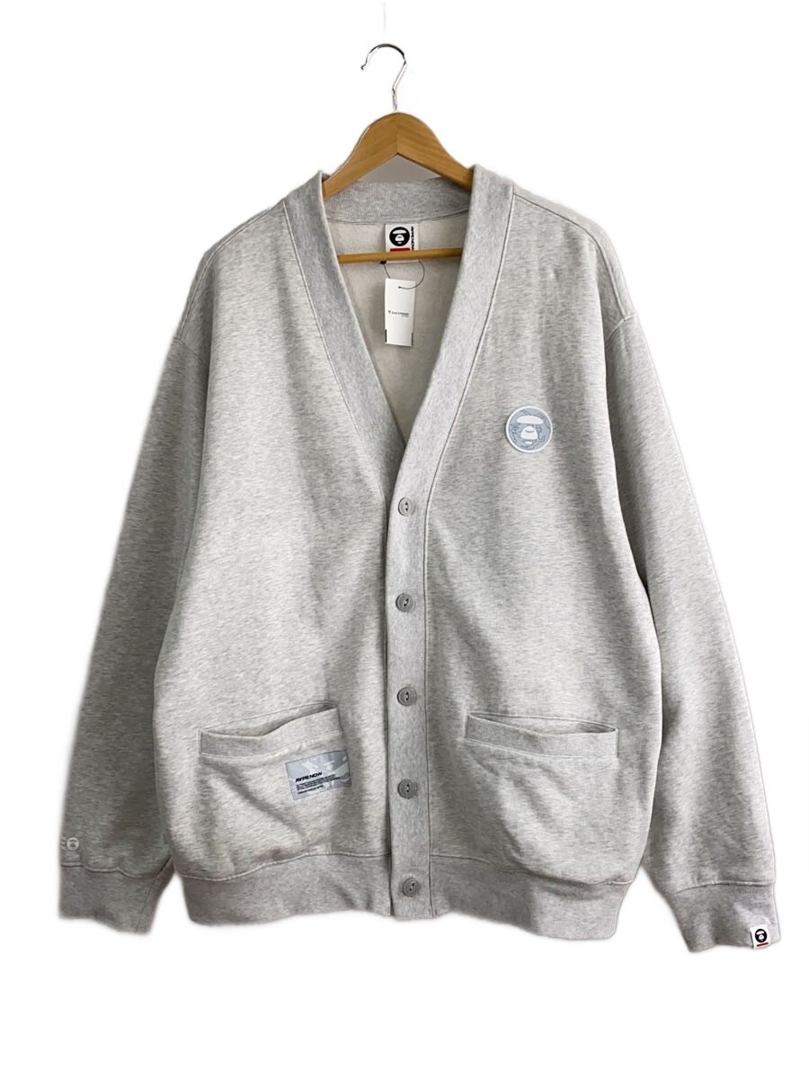 【中古】AAPE BY A BATHING APE◆ジレー(朦々たる)/XL/綿織物/GRY/AAPSWMA317XAL//【メンズウェア】
