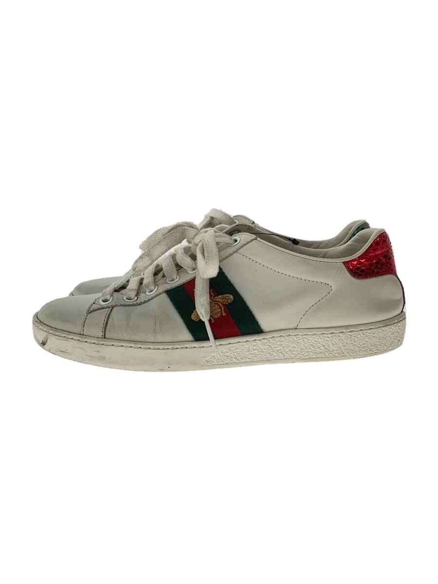 【中古】GUCCI◆ローカットスニーカー/35.5/白いこと/431942【シューズ】