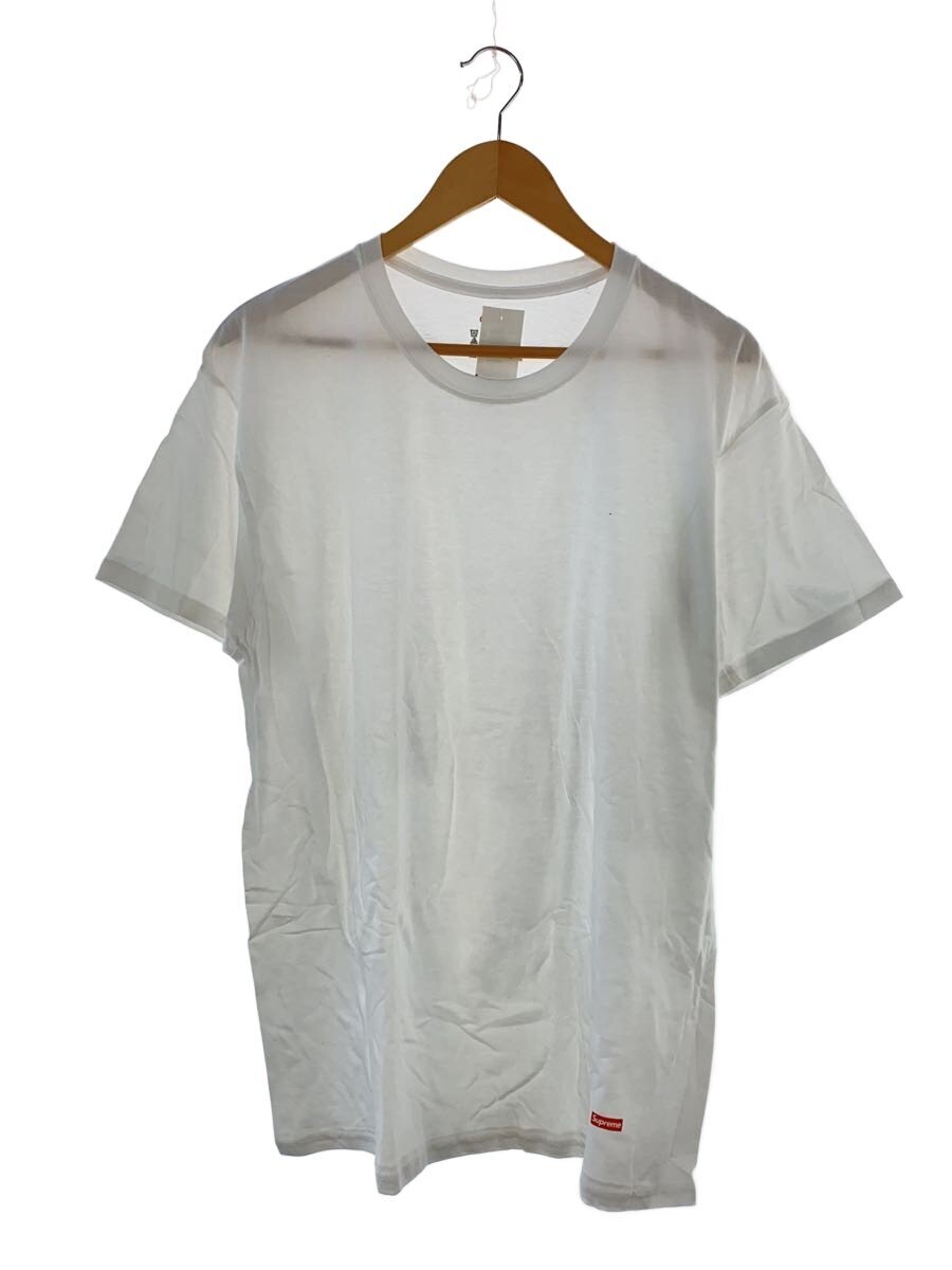【中古】Supreme◆3 TANGLESS T-SHIRTS/L/綿織物/WHT//【メンズウェア】