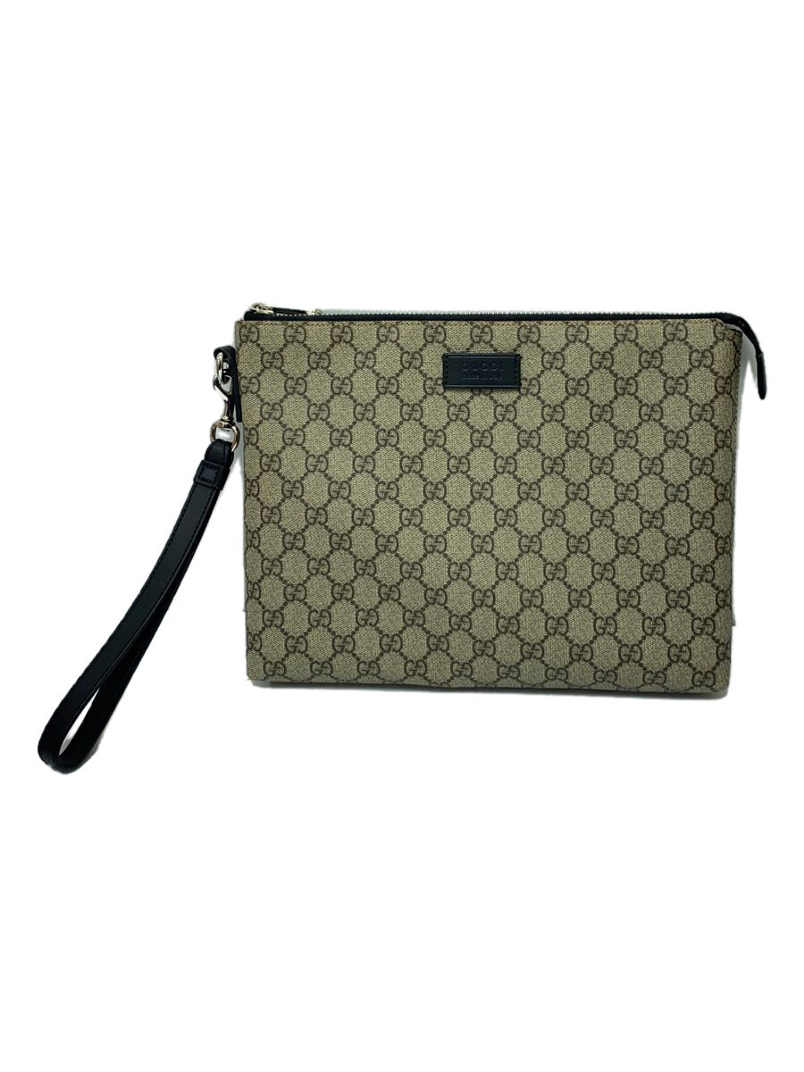 【中古】GUCCI◆合切袋/--/BEG/総柄/523293//【御徒面子】