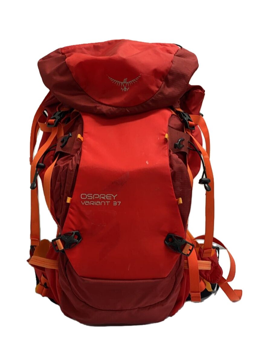 【中古】osprey◆variant37/背嚢/--/赤いこと/無地/当て嵌める感有【御徒面子】