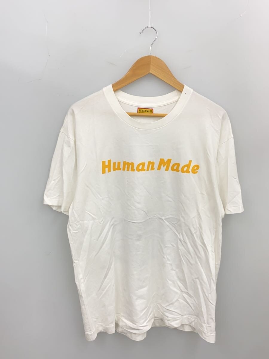 【中古】HUMAN MADE◆プルオーバー/XL/綿織物/WHT/hm29te022//【メンズウェア】