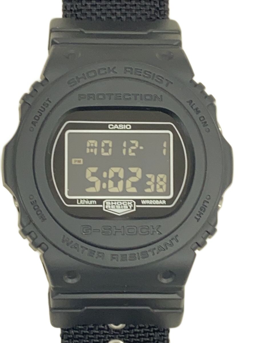 【中古】CASIO◆石英ウオッチ・G-SHOCK/デジタル/BLK/BLK【服飾雑貨他】