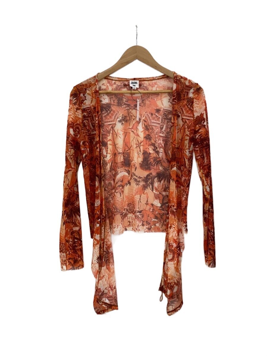 【中古】Jean Paul GAULTIER FEMME◆トップス/40/--/RED/総柄【レディース御召しもの】