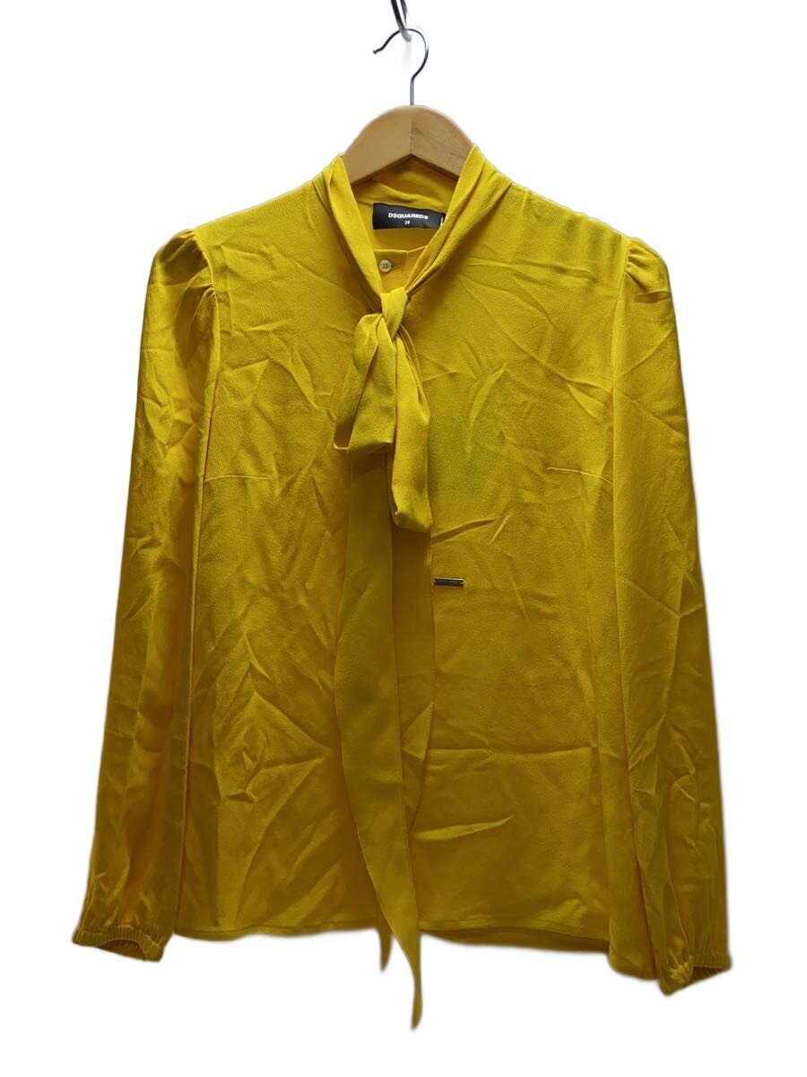 【中古】DSQUARED2◆長袖トップ/38/--/YLW/無地【レディースお召しもの】