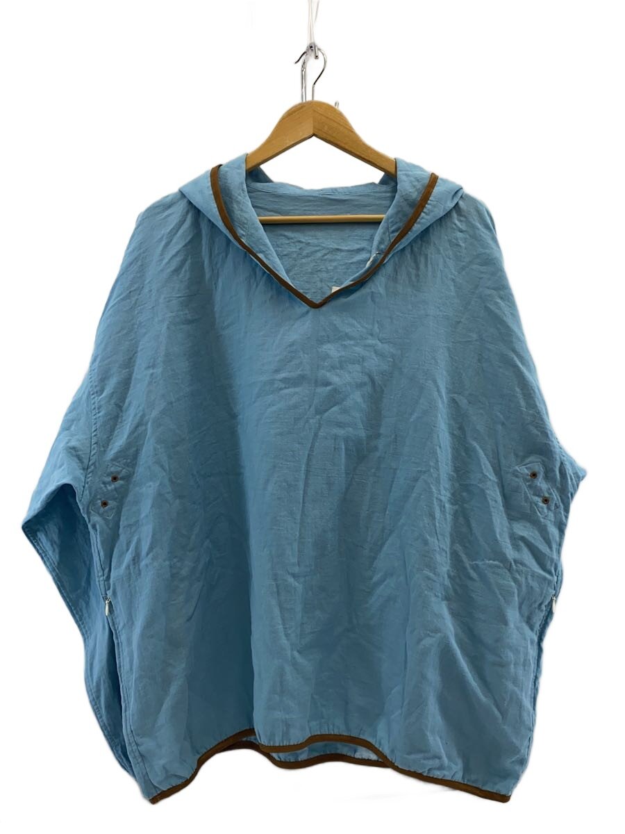 【中古】PHINGERIN◆パーカー/XL/綿織物/BLU/PIPE TOP HOODIE GAUZE【メンズウェア】