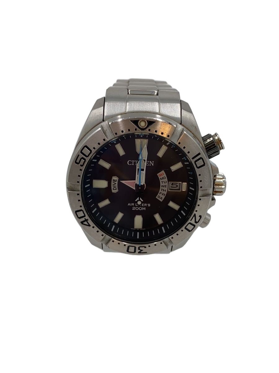 【中古】CITIZEN◆ソーラー腕時計/アナログ/--/BLK/SLV/H112-T016651【服飾雑貨他】｜2ｎｄ STREET 店