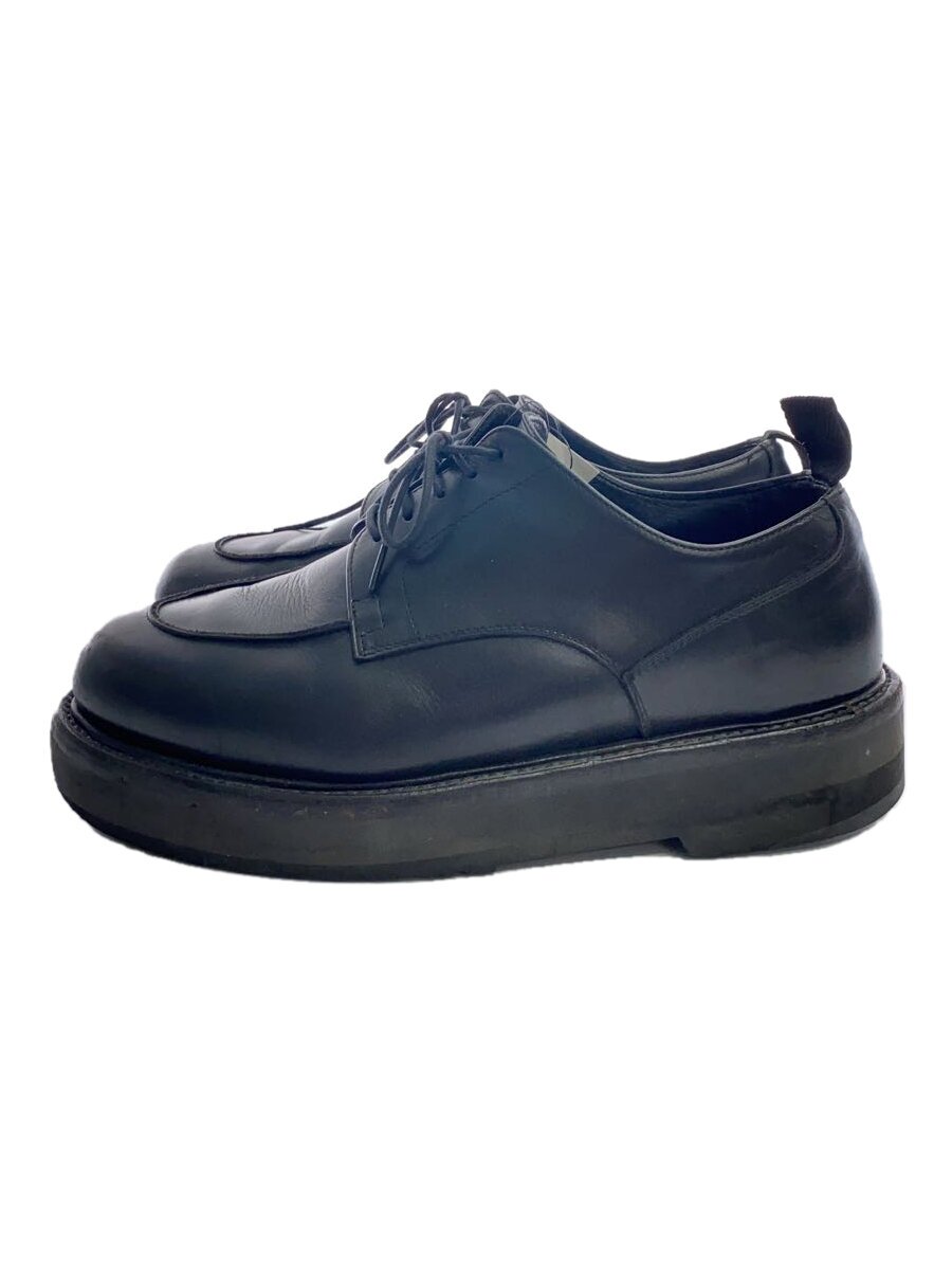 【中古】WH◆撥水なめし革・Vibram心魂_干場義雅モデルドレスシューズ/BLK/なめし革/US7.5【シューズ】
