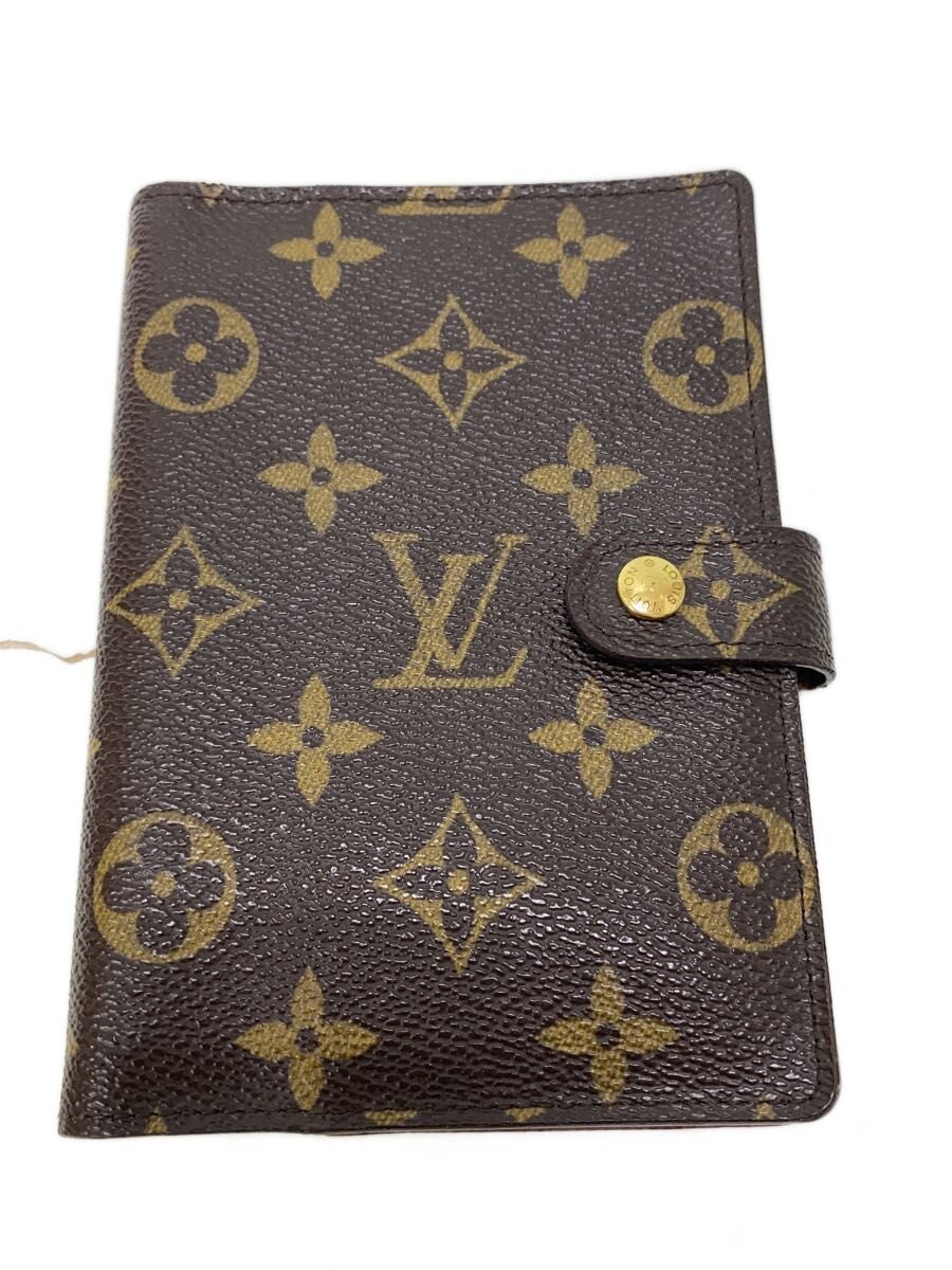 【中古】LOUIS VUITTON◆アジェンダPM_モノグラム・キャンバス/レザー/BRW/メンズ【服飾雑貨他】｜2ｎｄ STREET 店