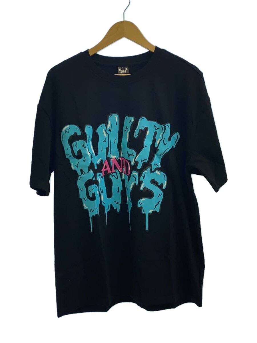【中古】GUILTY GUYS◆プルオーバー/XL/綿織物/BLK【メンズウェア】