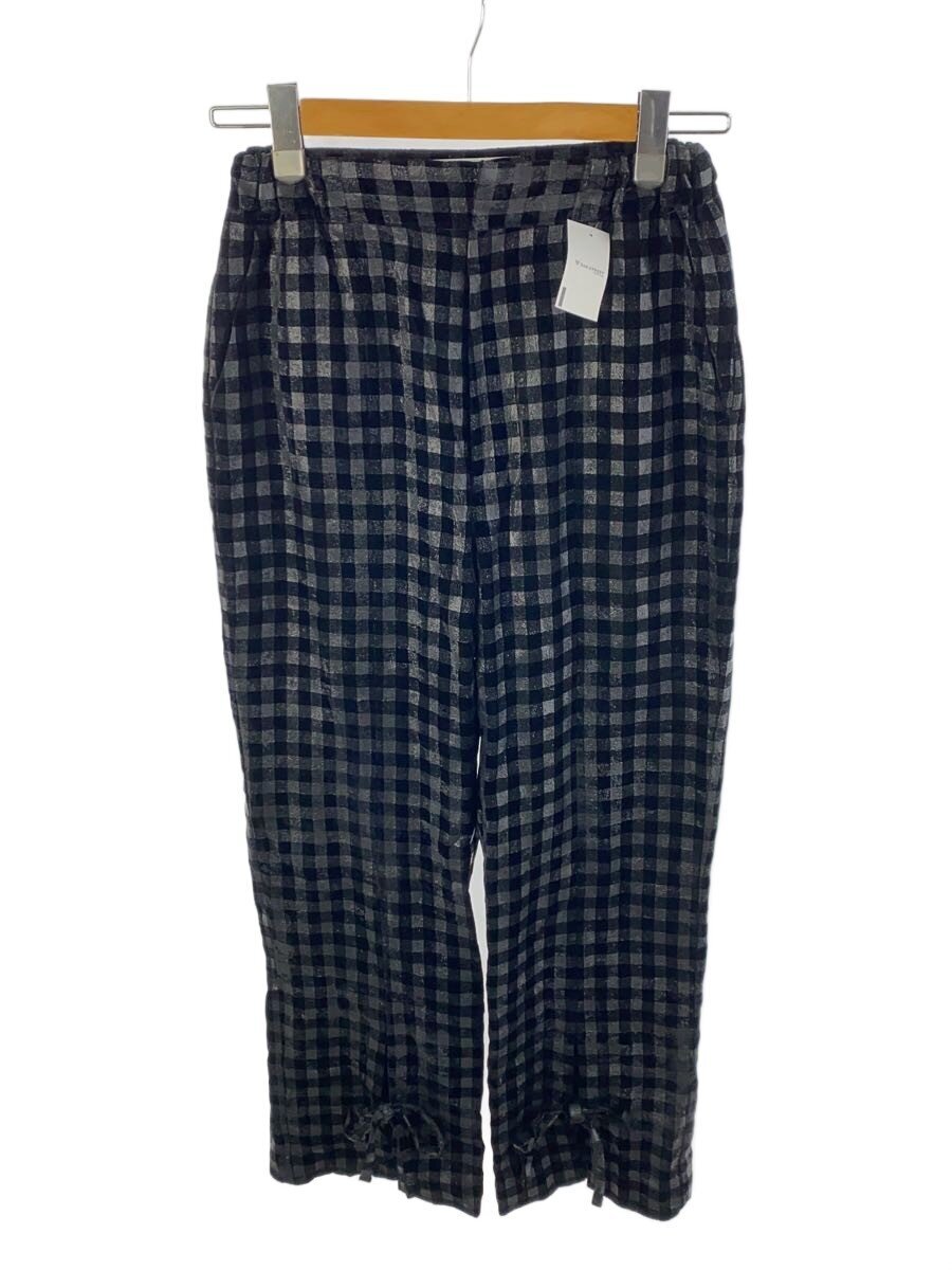 【中古】naokitomizuka/24AW/リボン/ボトム/--/ベロア/BLK/チェック【レディースウェア】｜2ｎｄ STREET 店