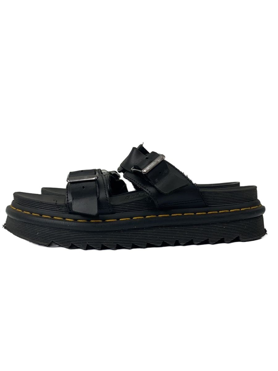 【中古】Dr.Martens◆サンダル/US8/黒いこと/なめし革/AW009【シューズ】
