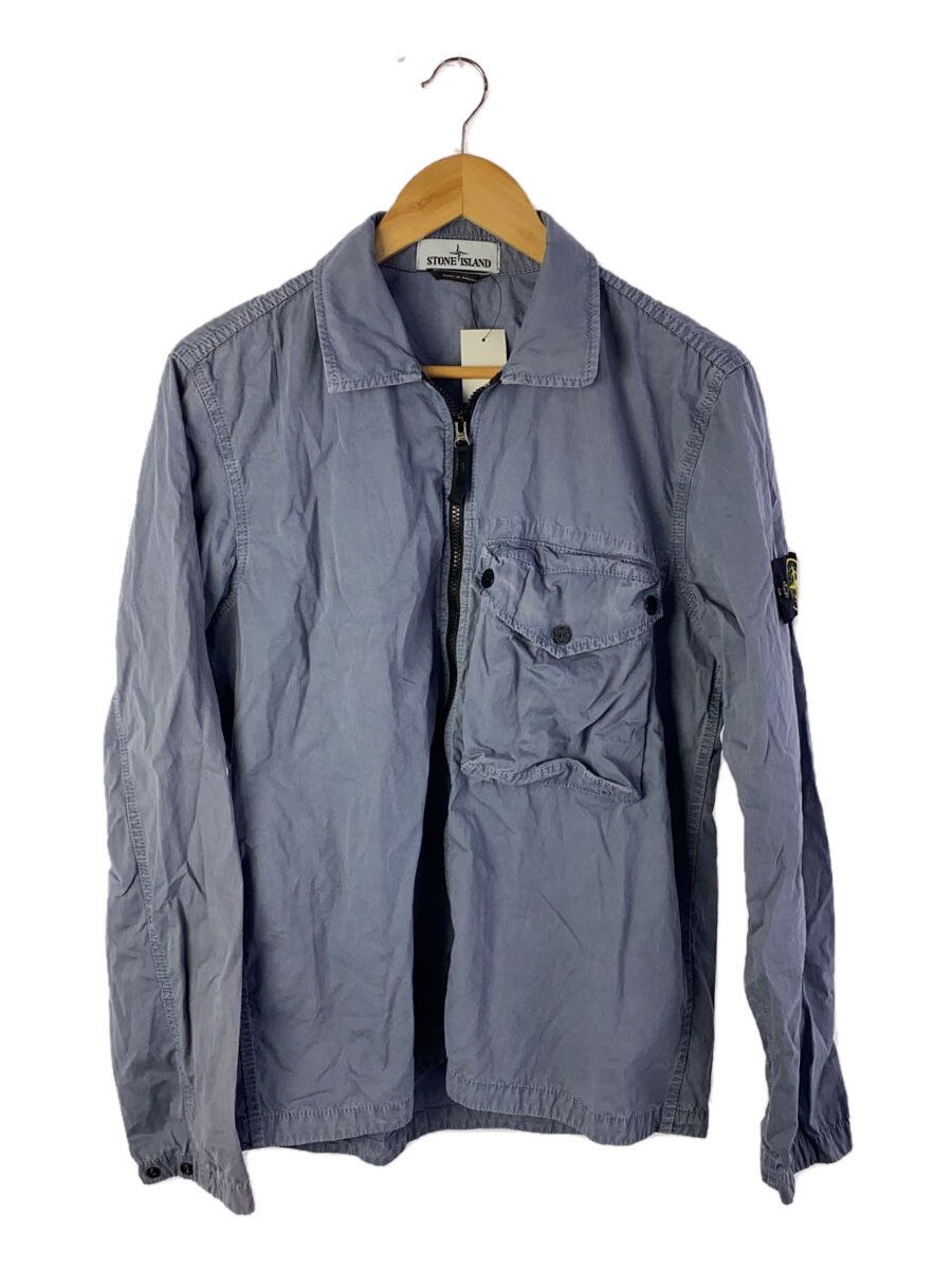 【中古】STONE ISLAND◆21SS/W/N OLD TREATMENT/M/綿織物/薄墨色/無地/7415117WN/? NULL ?【メンズウェア】