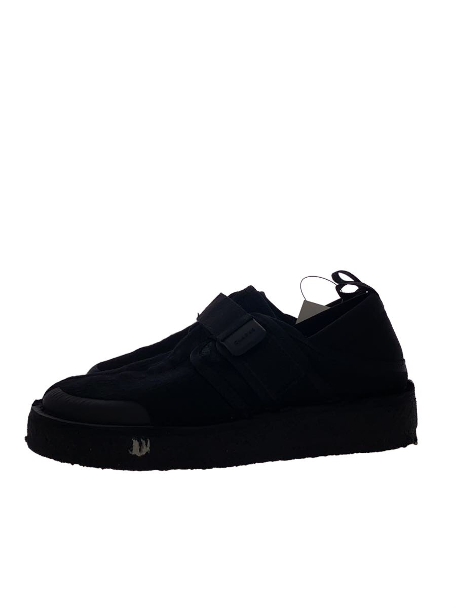 【中古】Clarks◆ローカットスニーカー/22.5糎/BLK/ハラコ/61305484【シューズ】