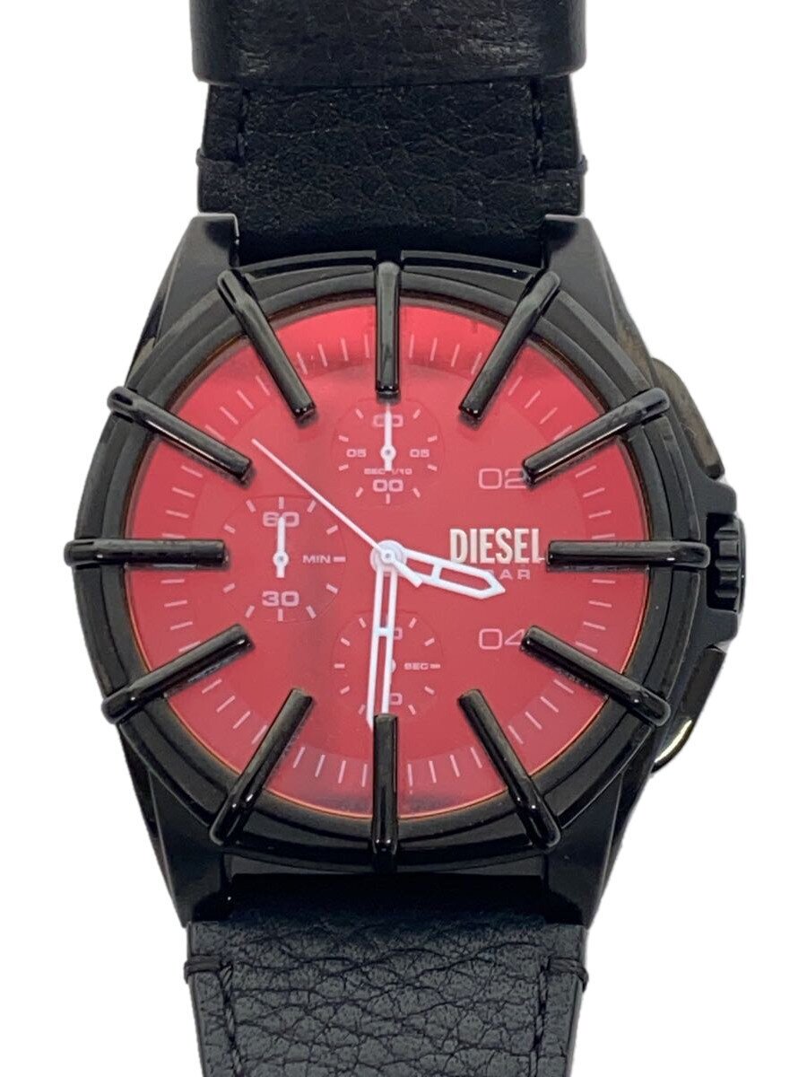 【中古】DIESEL◆ウオッチ/アナログ/--/BLK/BLK/DZ-4658【服飾雑貨他】