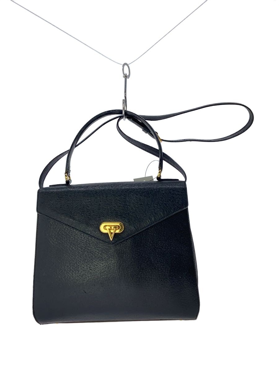 【中古】VALENTINO GARAVANI◆ハンドバッグ/レザー/BLK/無地【バッグ】｜2ｎｄ STREET 店