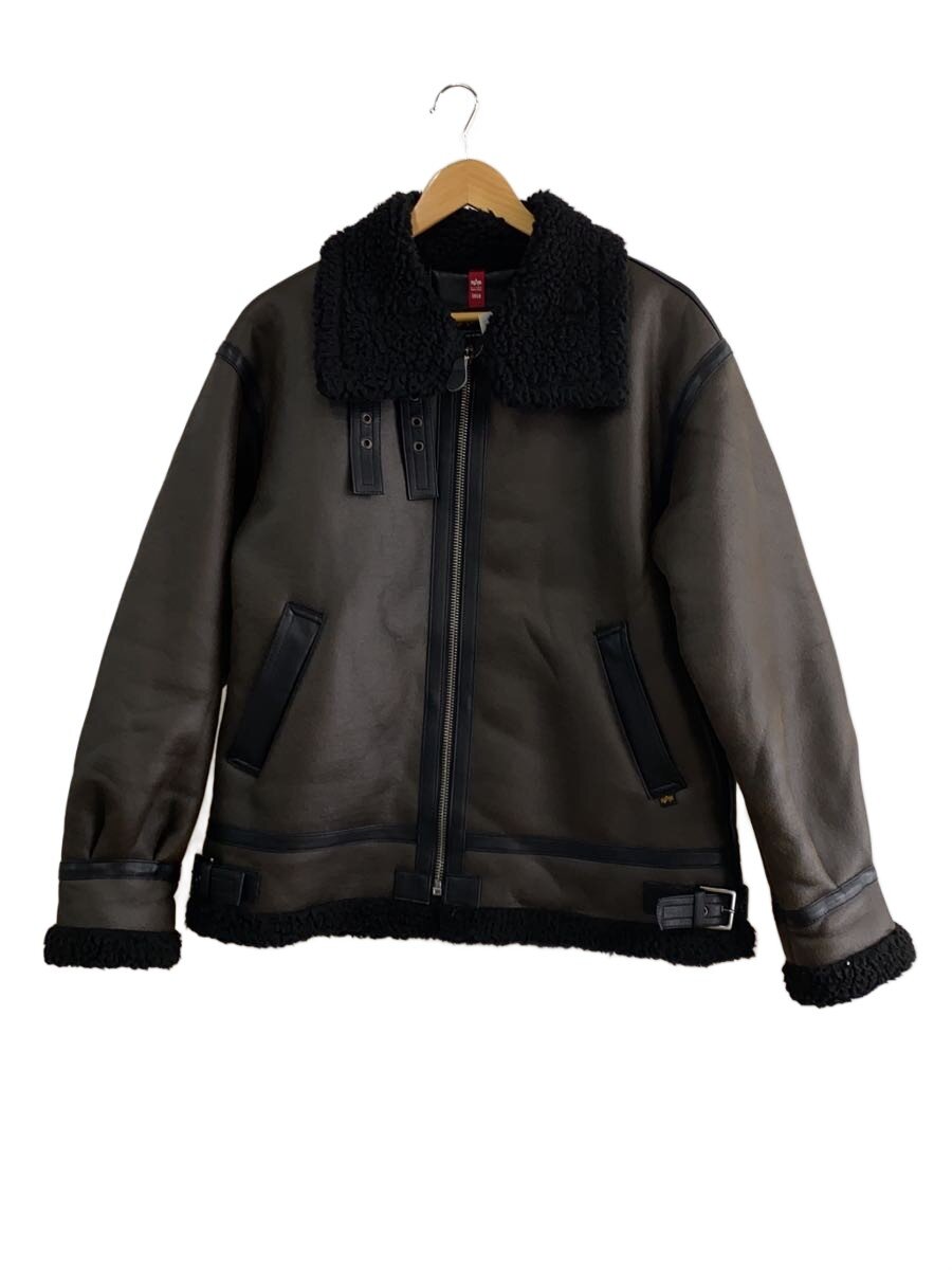 【中古】ALPHA INDUSTRIES◆ジャケット/M/フェイクレザー/BRW/TA1718//【メンズウェア】|2nd STREET 店