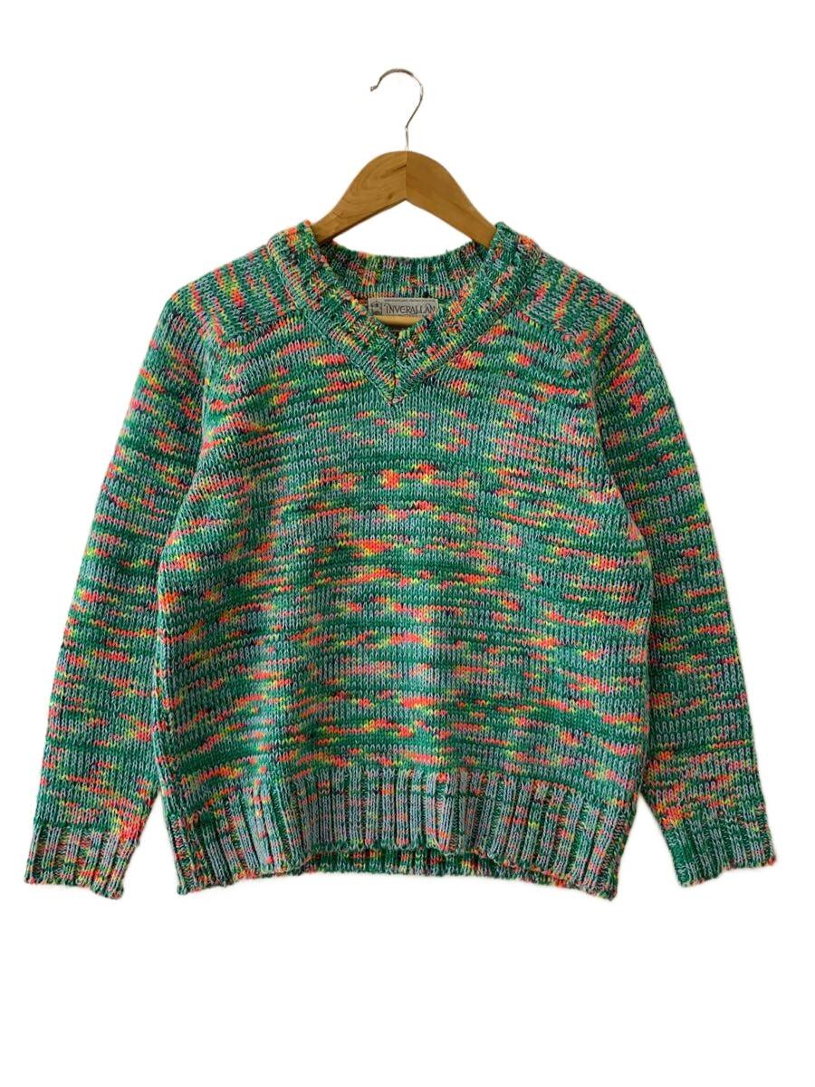 【中古】INVERALLAN◆ニット・セーター(厚手)/--/アクリル/GRN/総柄【メンズウェア】|2nd STREET 店