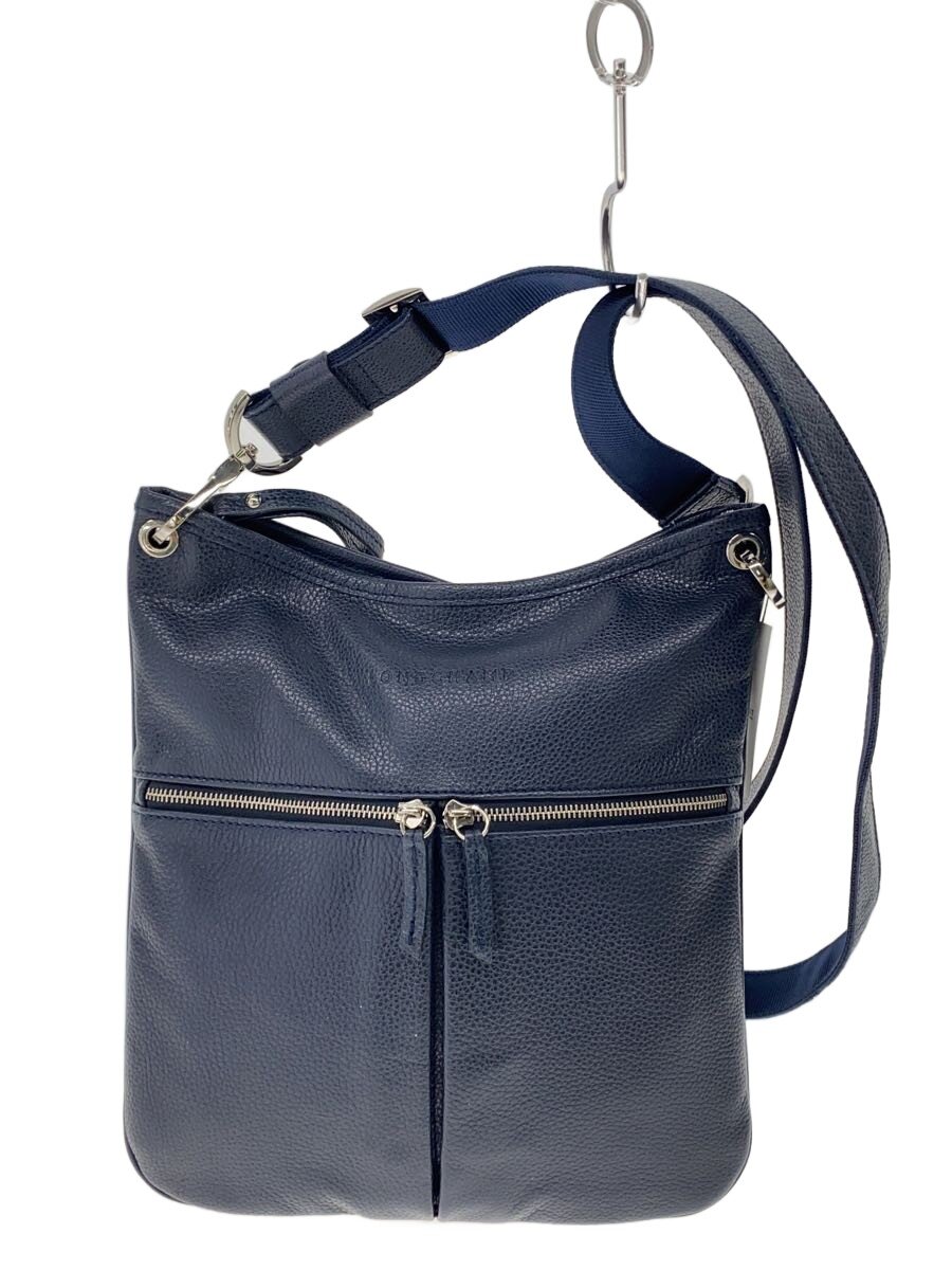 【中古】LONGCHAMP◆ショルダーバッグ/レザー/NVY/KNG/M/03【バッグ】｜2ｎｄ STREET 店