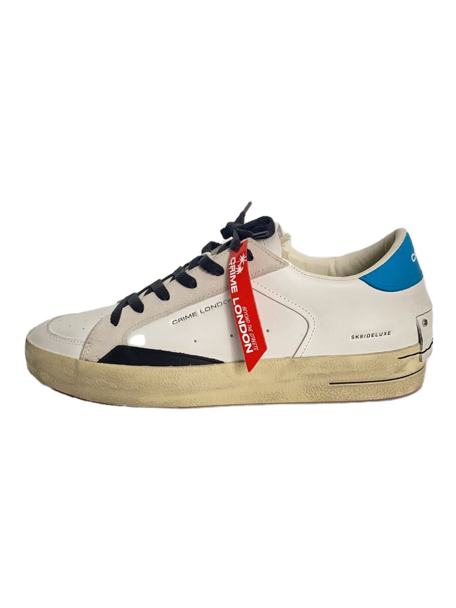 【中古】CRIME LONDON/ローカットスニーカー/43/BLU/SK8 DELUXE【シューズ】
