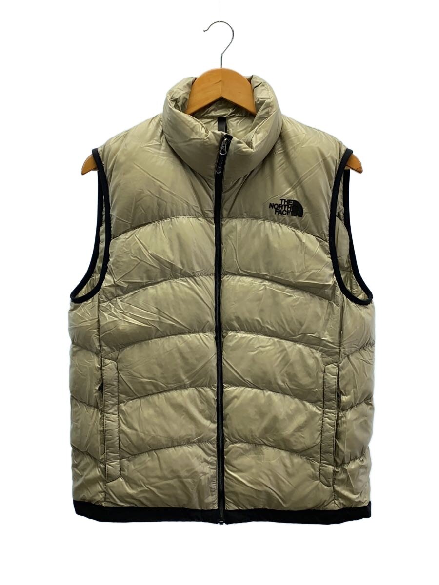 【中古】THE NORTH FACE◆ACONCAGUA VEST_アコンカグアベスト/M/ナイロン/BEG【メンズウェア】｜2ｎｄ STREET 店