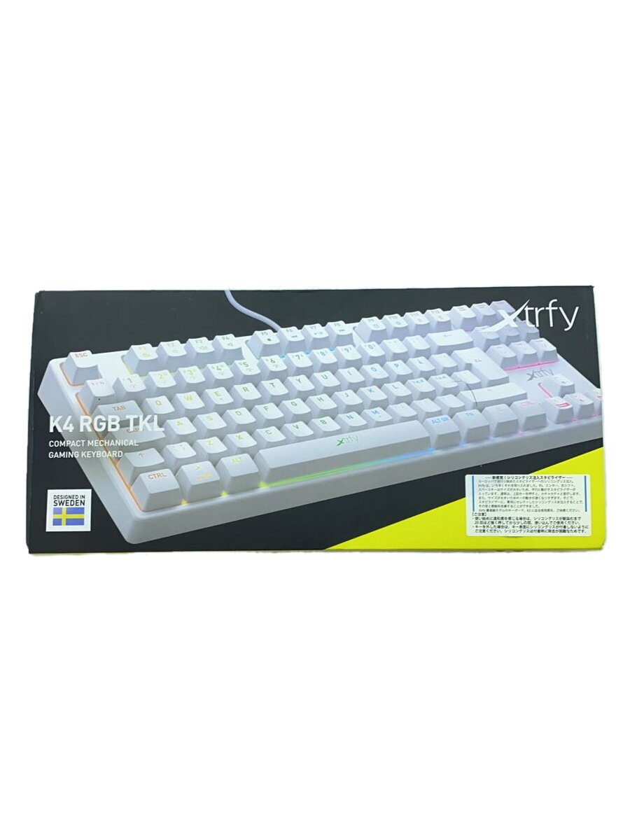 【中古】Xtrfy◆マイコン境界線の外側備品/K4RGBTKL/RGB付き添い人 US/メカニカルゲーミングキーボード//【マイコン】