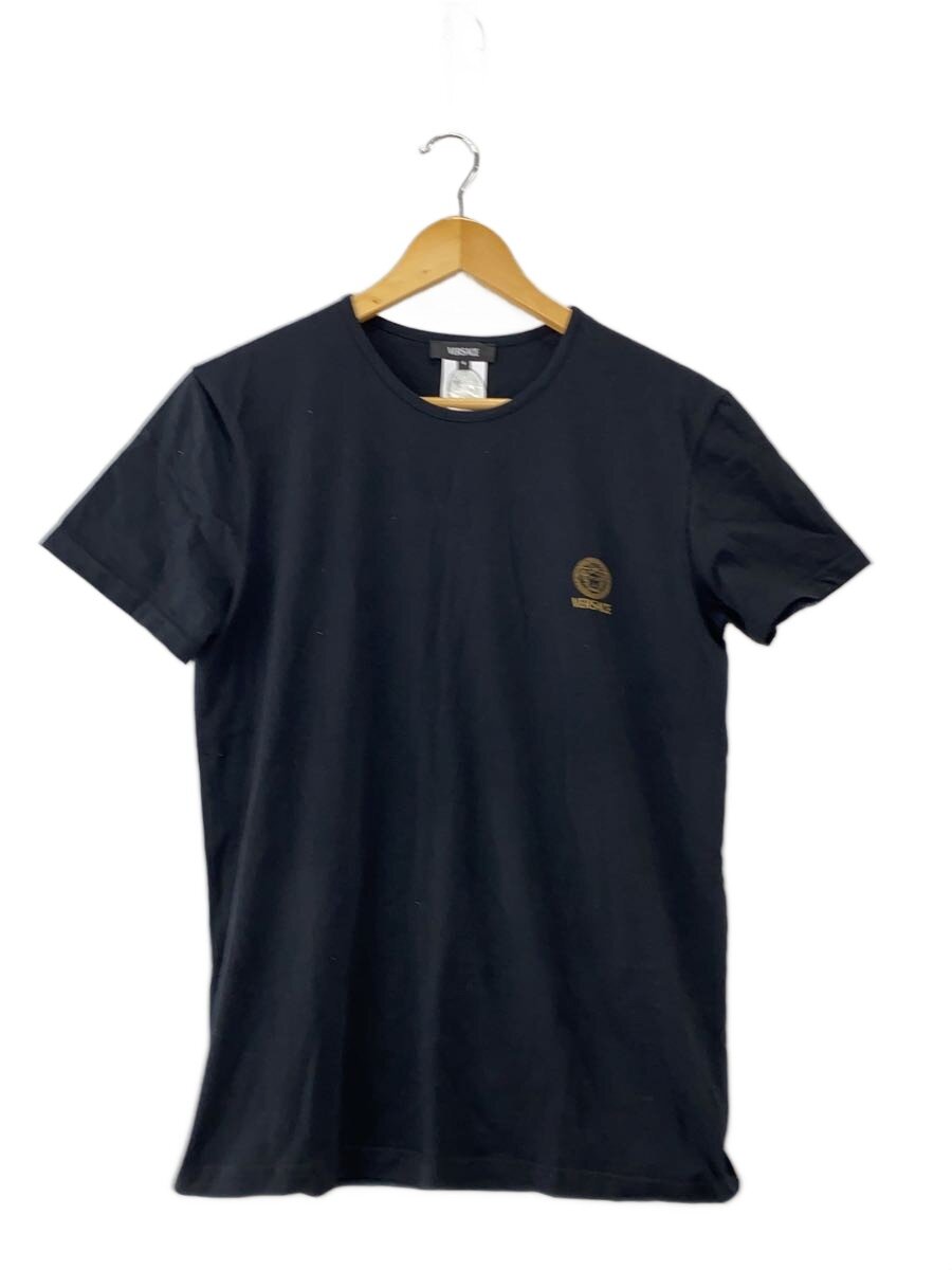 【中古】VERSACE◆ティーシャツ/4/綿織物/BLK/AUU01005//【メンズウェア】