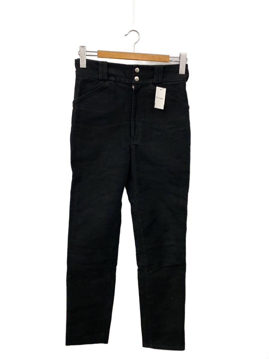【中古】COMOLI◆22AW/MOLESKIN RIDER PANTS/1/綿織物/BLK/W03-03009【メンズウェア】